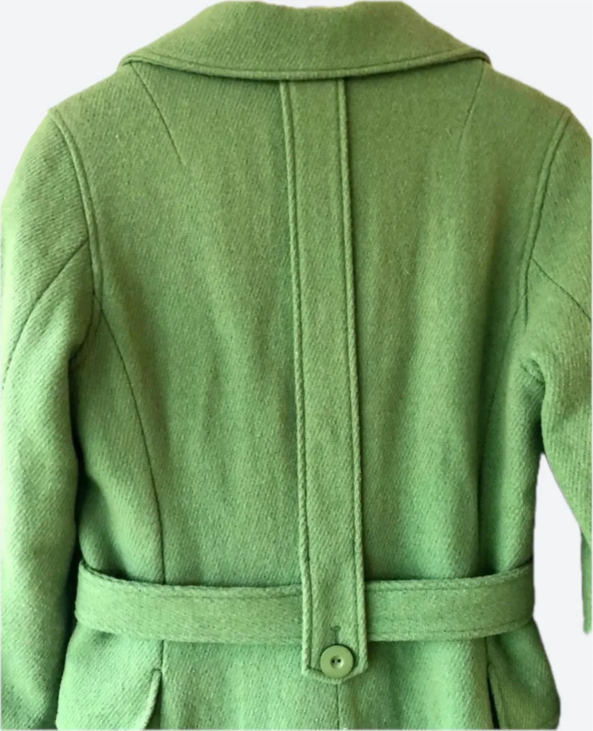 Vintage Green Wool Coat image indicator(3)
