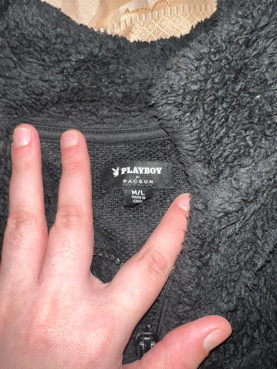 SIZE M/L Playboy Logo Sherpa Jacket - photo 4
