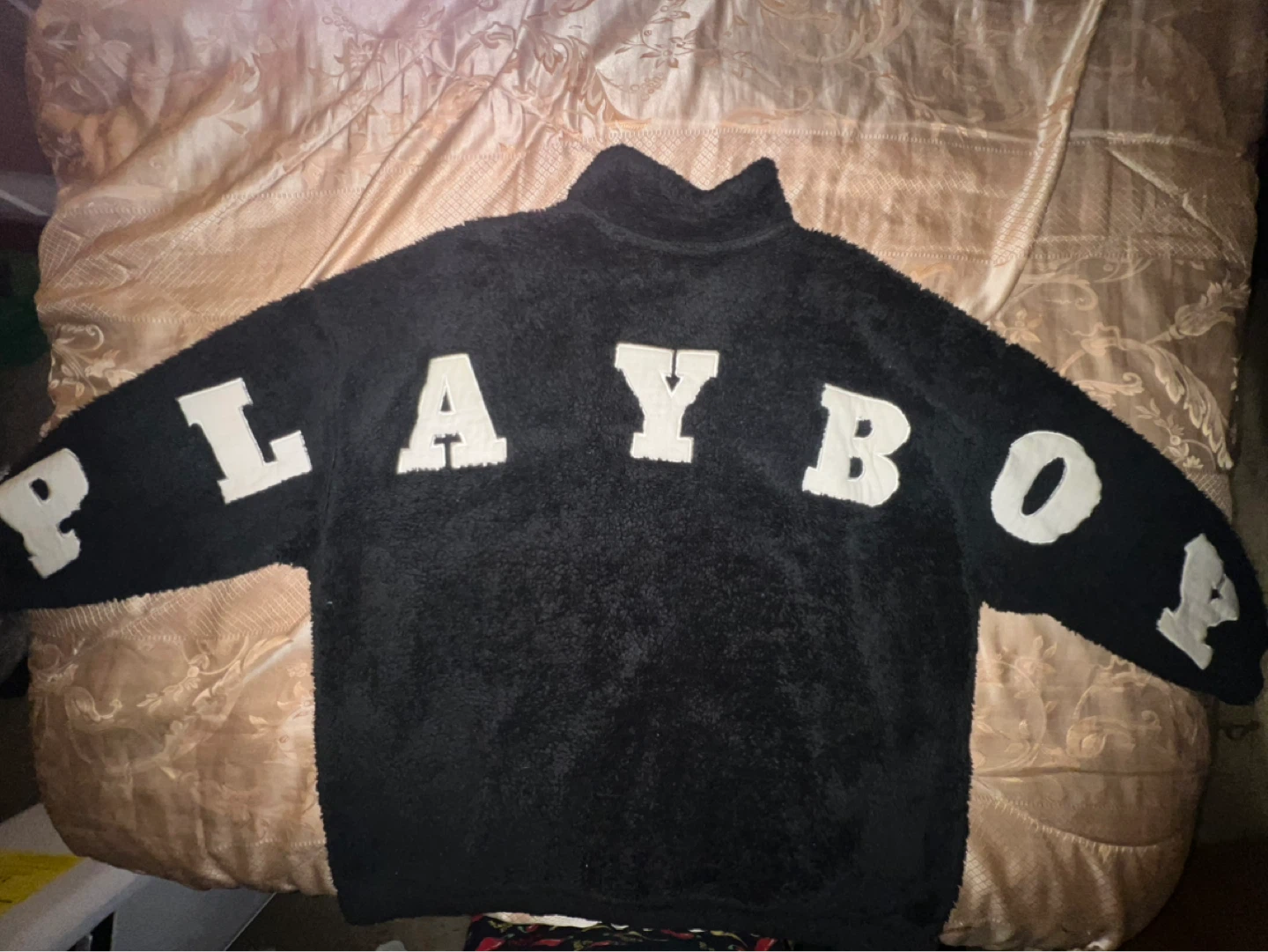 SIZE M/L Playboy Logo Sherpa Jacket - photo 2