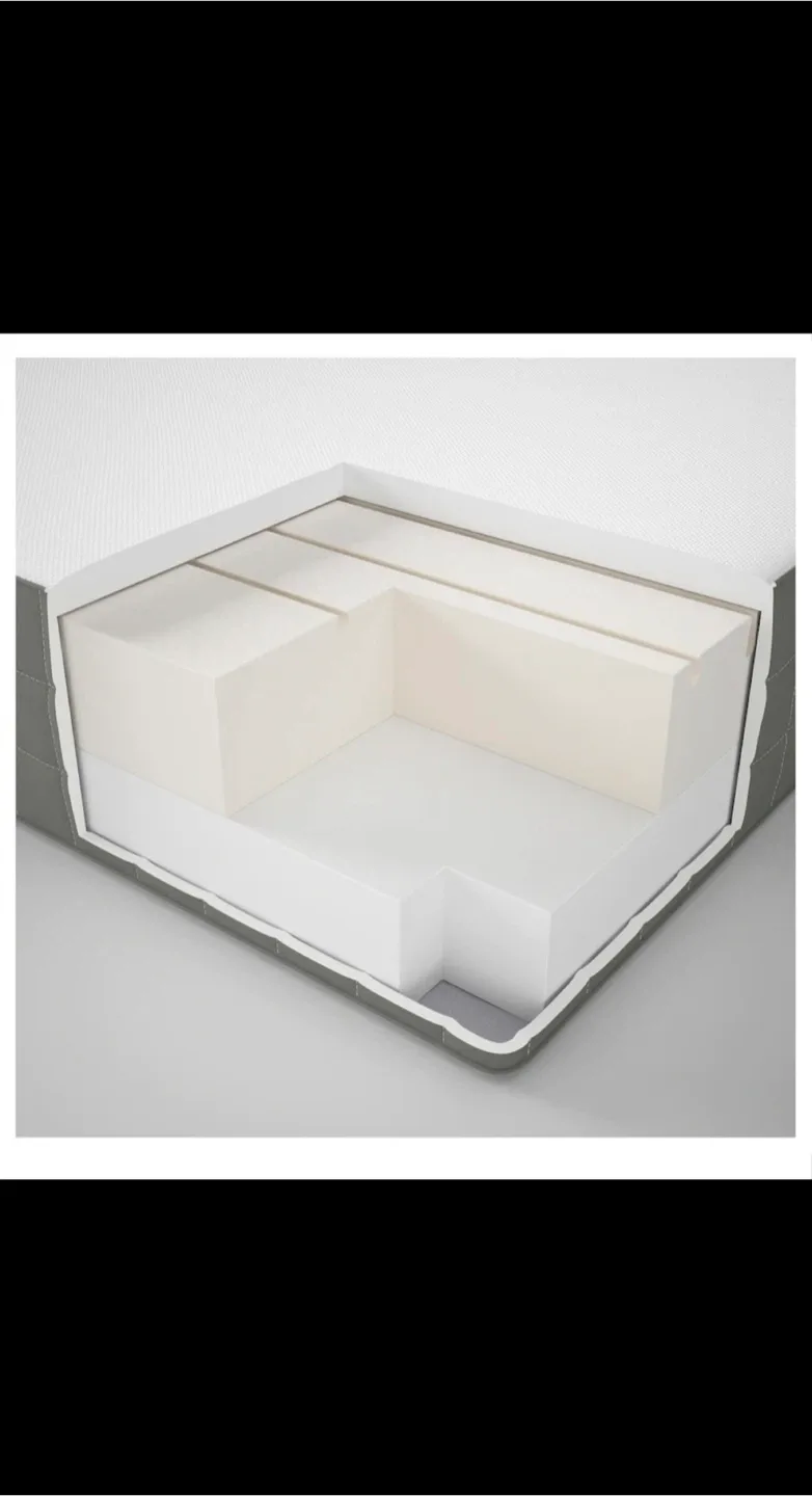 IKEA Morgedal Mattress and Kleppstad Queen Bed image indicator(9)