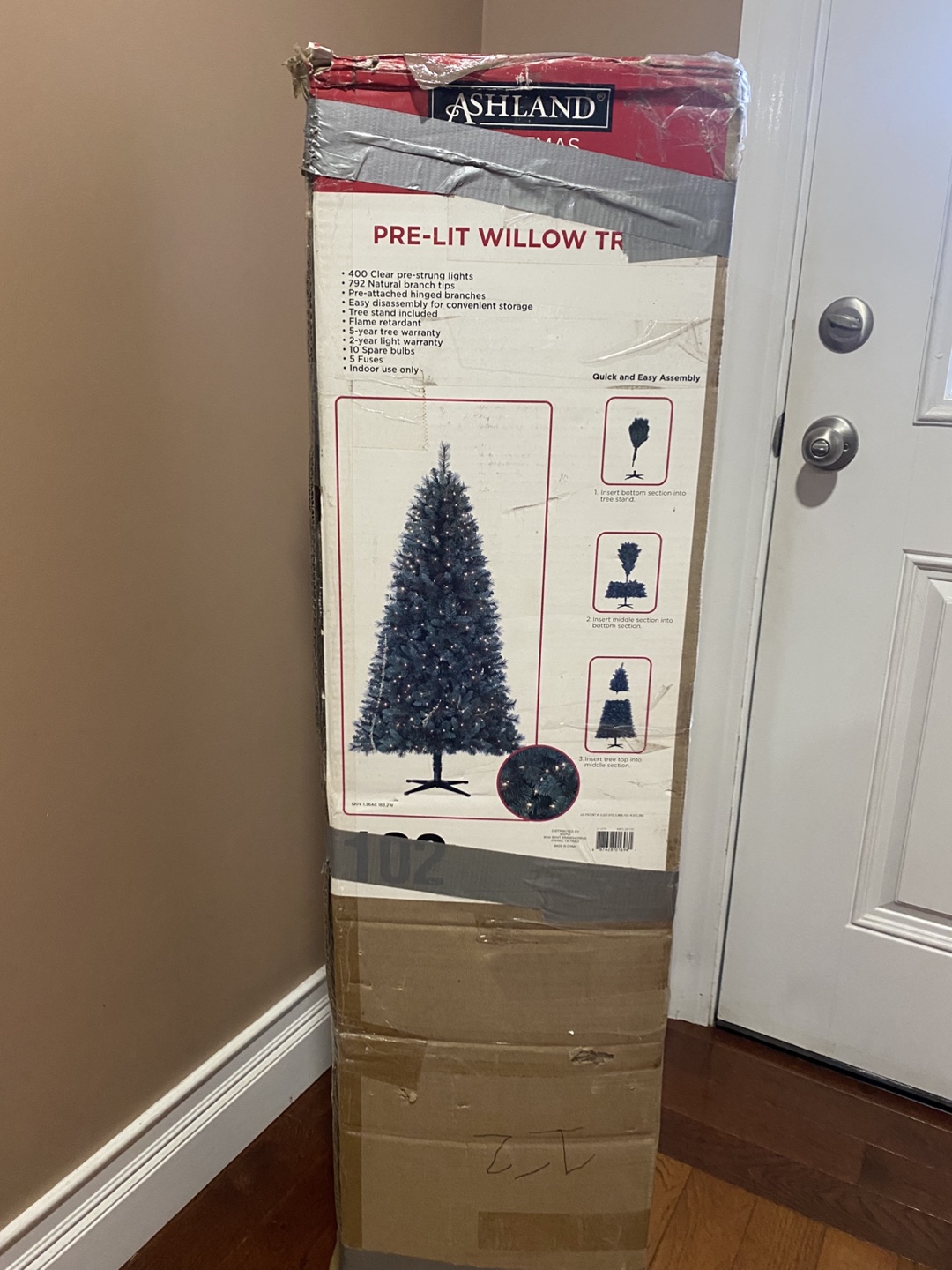 Ashland Pre-Lit Willow Tree - 7ft - photo 3