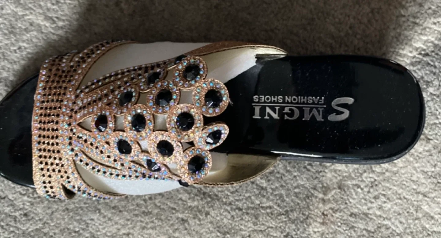 SMGNI Fashion Shoes - Rhinestone Sandals image indicator(4)