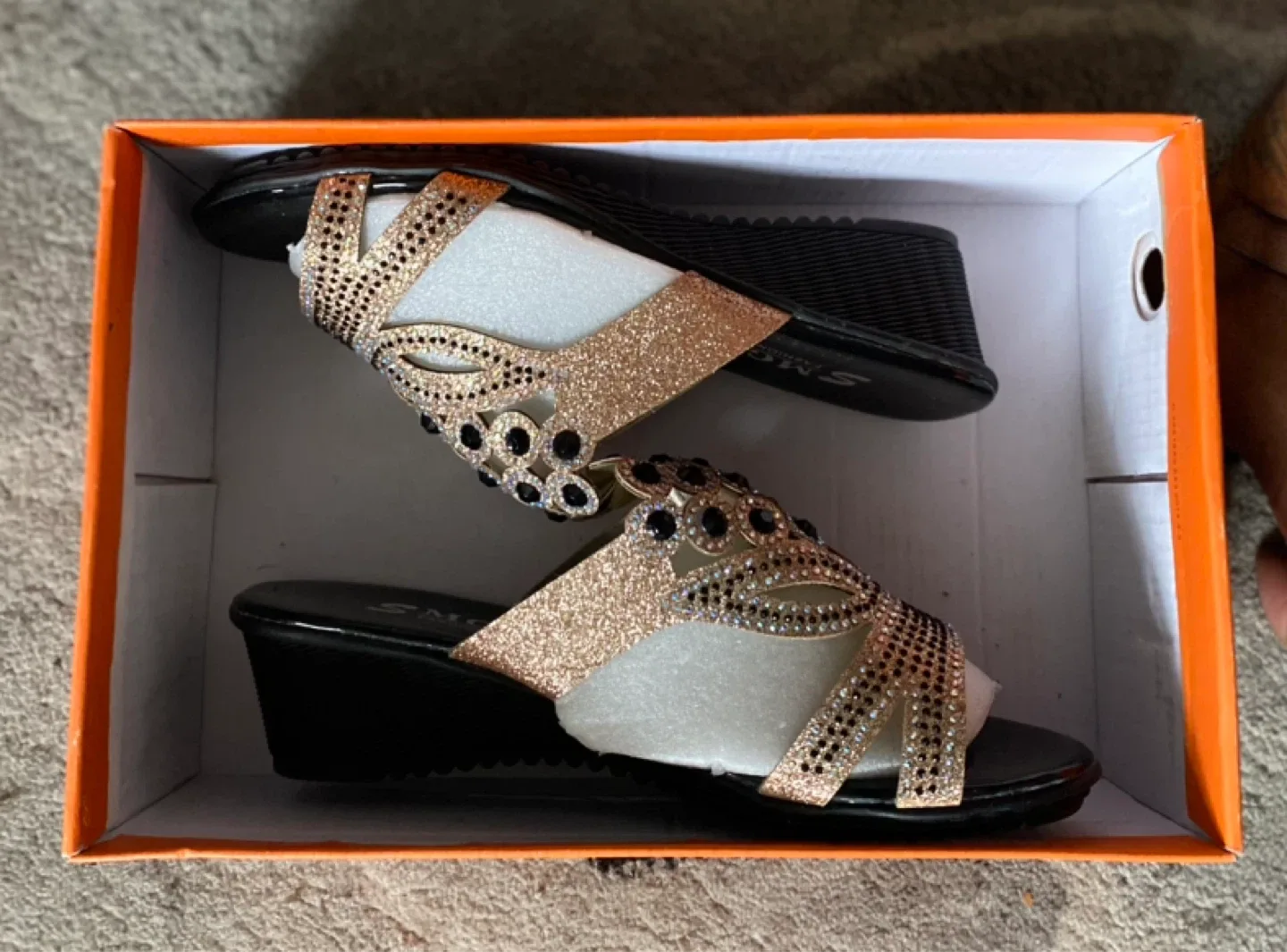 SMGNI Fashion Shoes - Rhinestone Sandals image indicator(5)