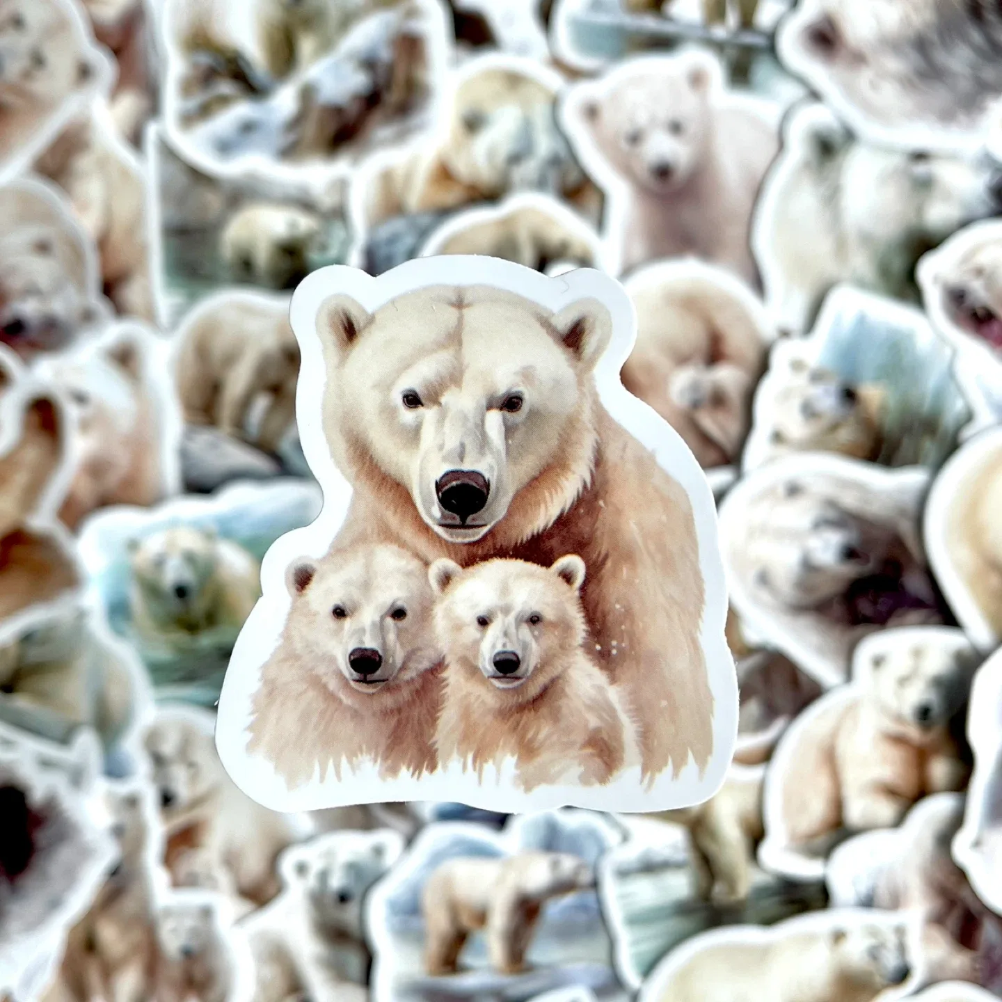 Pack of 50 Cute Polar Bear Stickers image indicator(3)