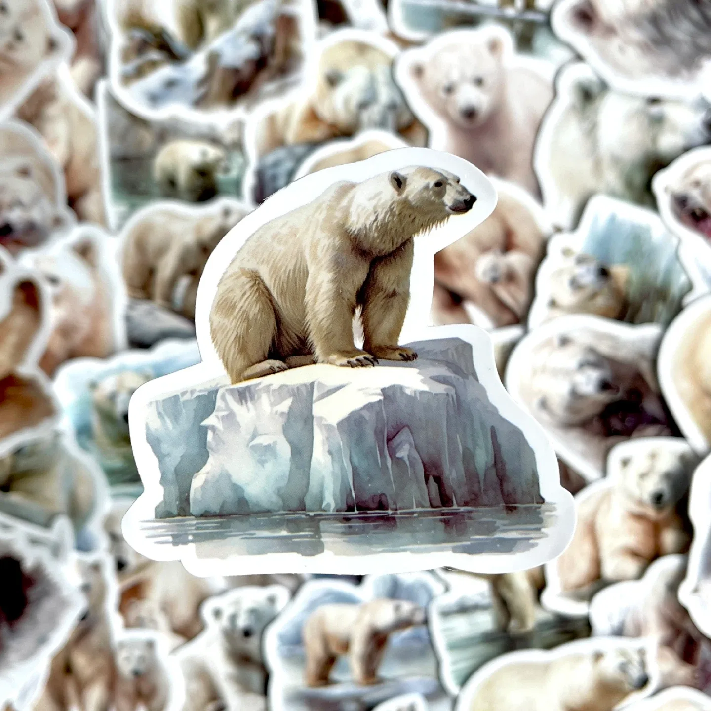 Pack of 50 Cute Polar Bear Stickers image indicator(4)