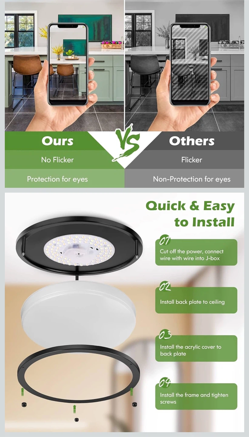 12IN 36W LED Ceiling Light - photo 5