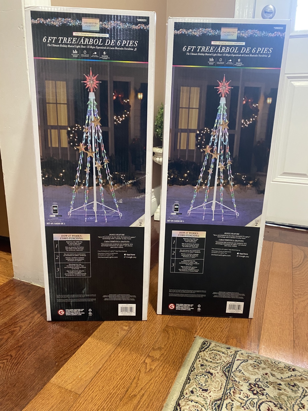 Orchestra of Lights 6ft Holiday Light Show Tree