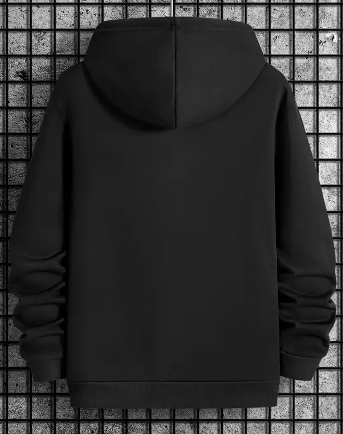 Black Graphic Print Hoodie image indicator(2)