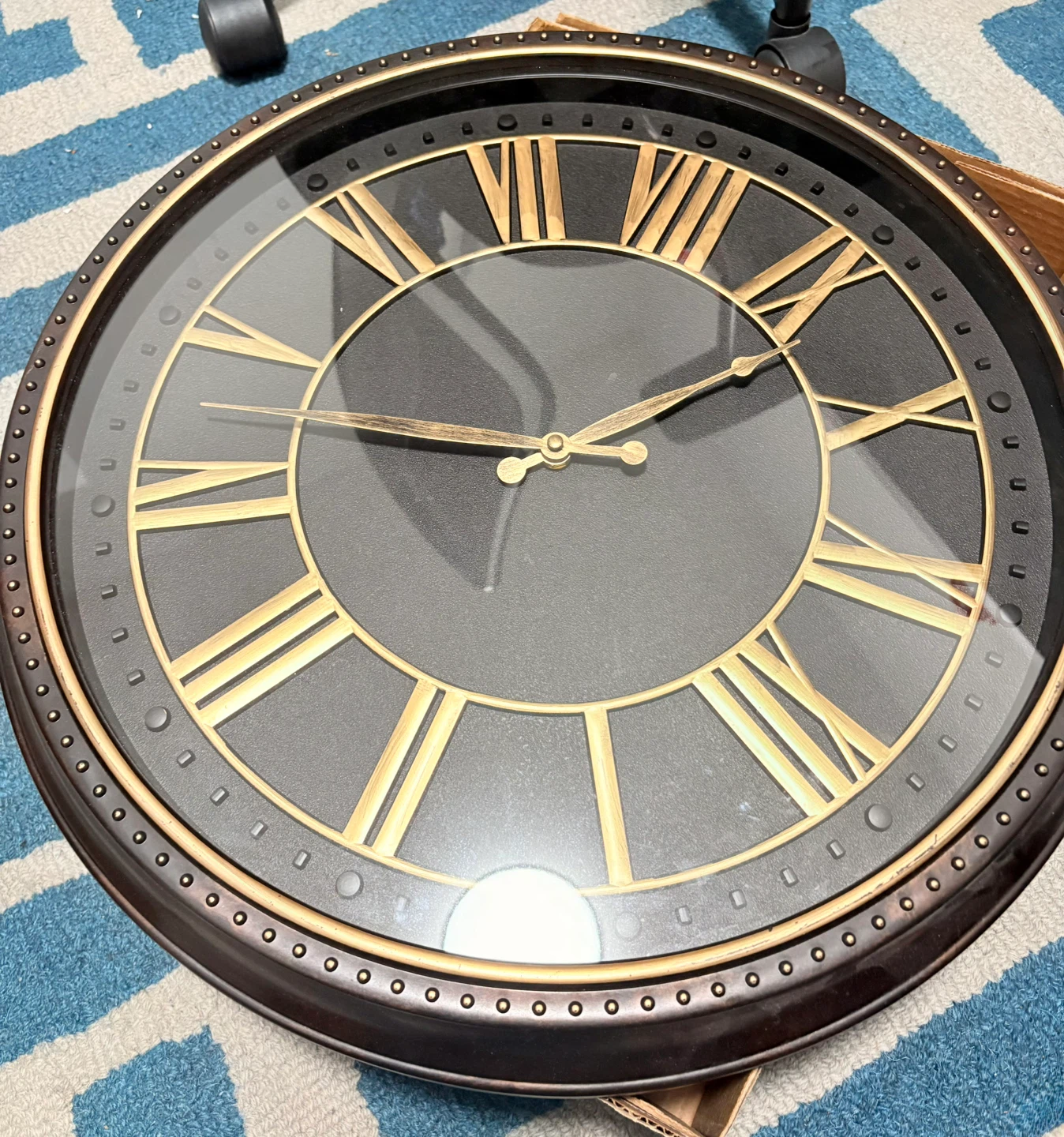 Large Wall Clock - Roman Numerals