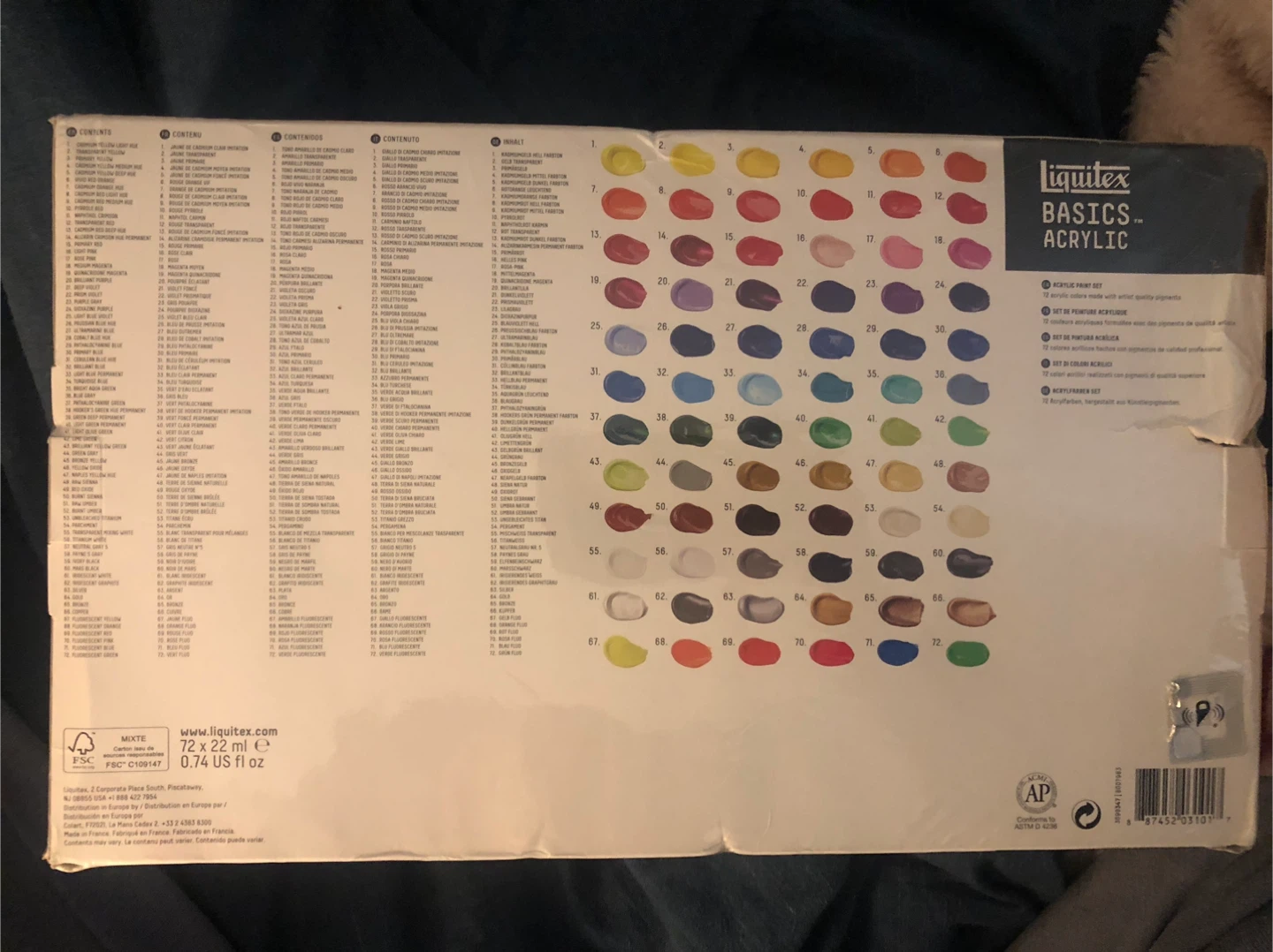 Liquitex BASICS Acrylic Paint Set - 72 Piece - photo 2