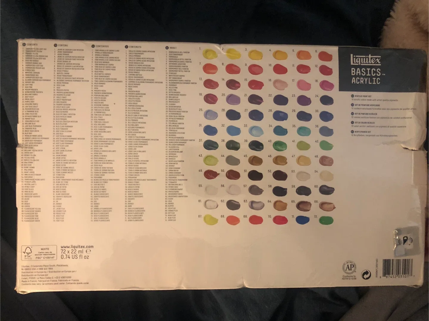 Liquitex BASICS Acrylic Paint Set - 72 Piece image indicator(2)