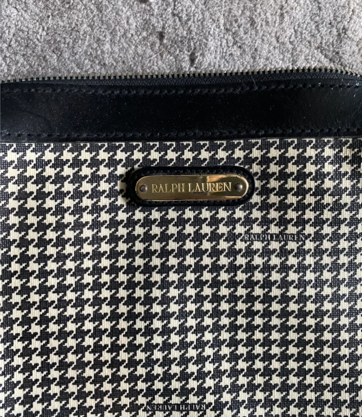 Ralph Lauren Houndstooth Crossbody Bag image indicator(2)