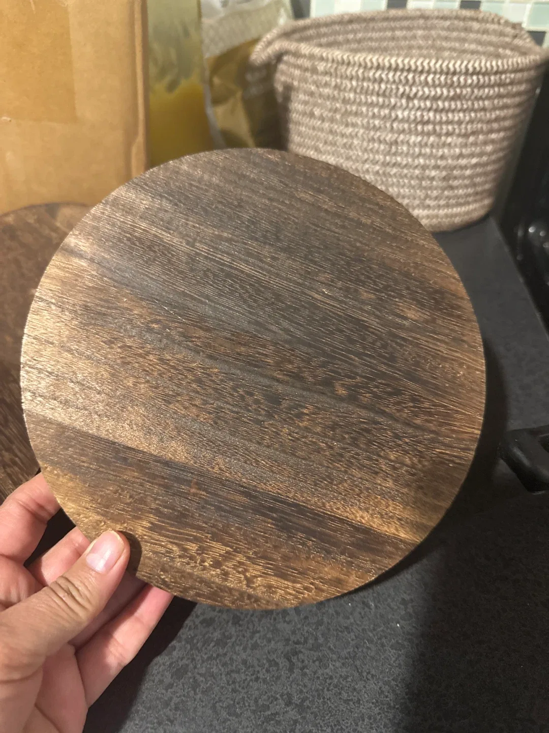 Rustic Wooden Display Rack, 3pcs Set image indicator(4)