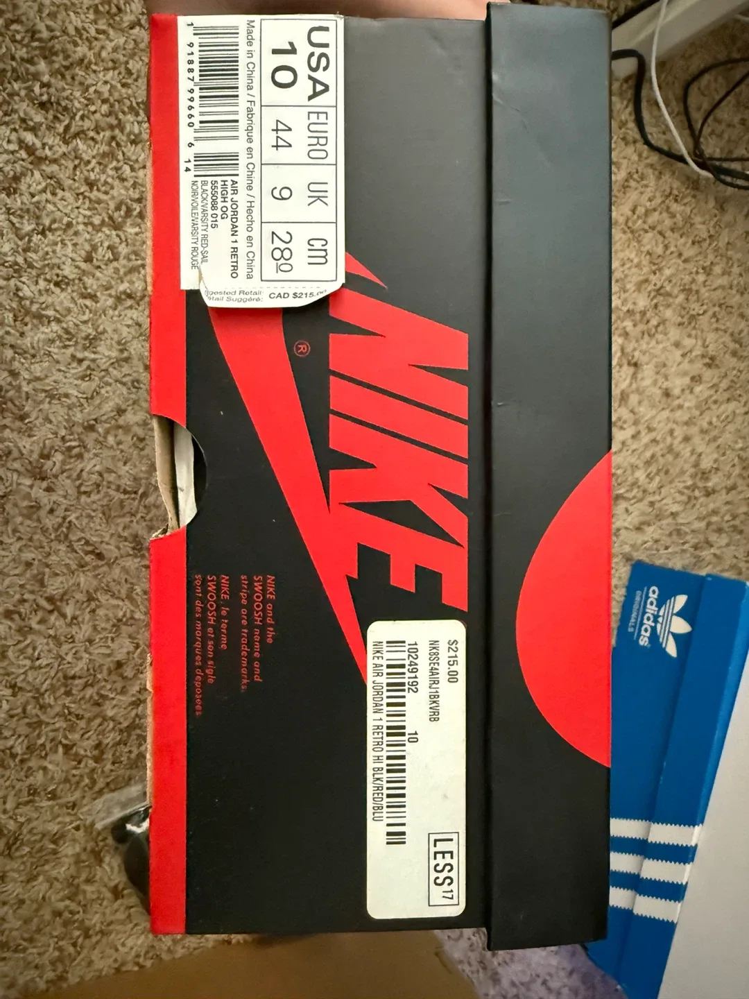 Nike Air Jordan 1 Retro High OG Size 10 image indicator(3)