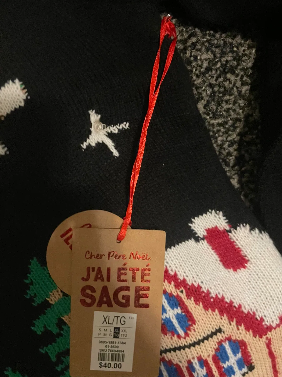 Men’s Ugly Christmas sweater size XL image indicator(5)