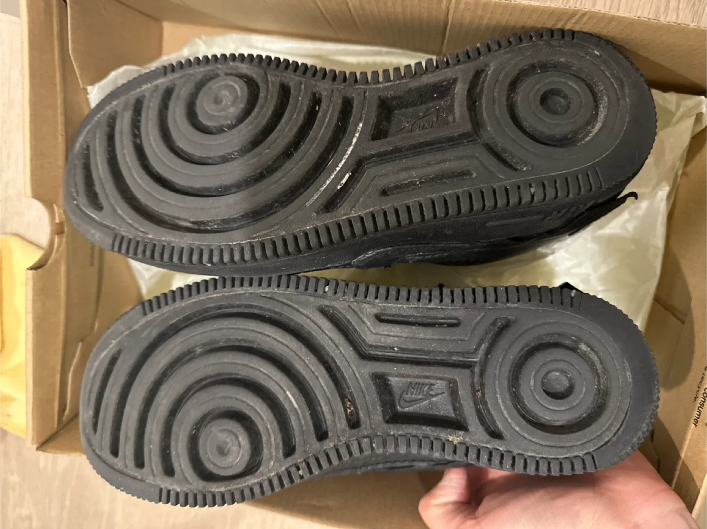 Nike Air Force 1 '07 Triple Black - Size 7 /24cm image indicator(4)