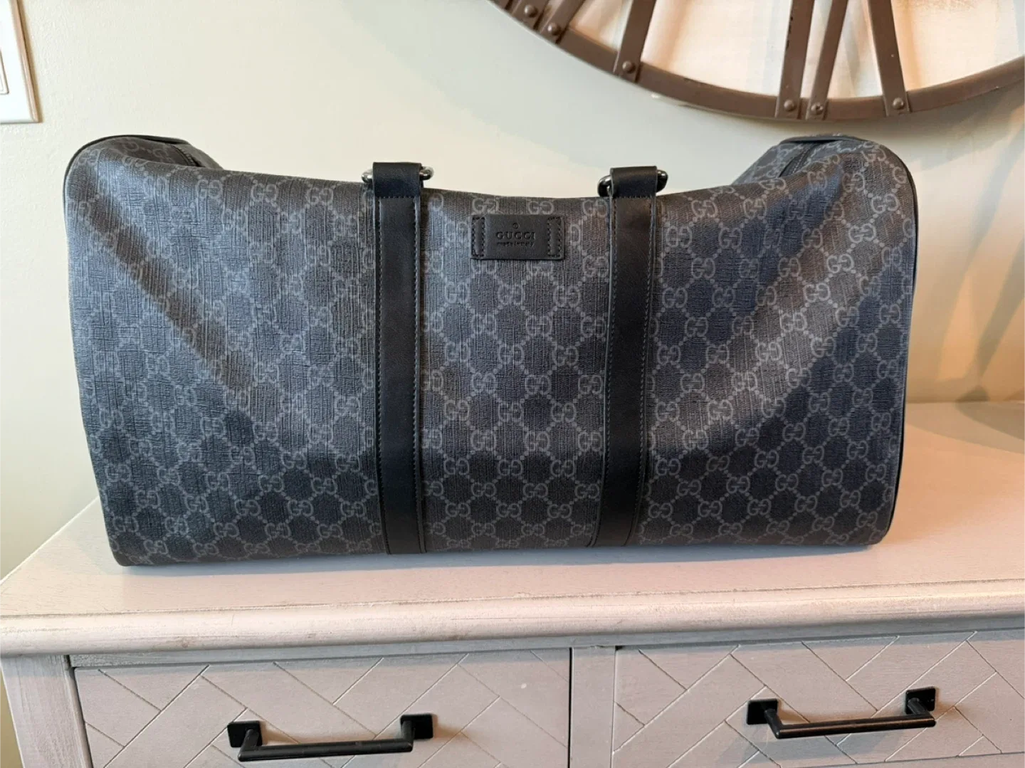 Gucci Grey Duffel Bag image indicator(2)
