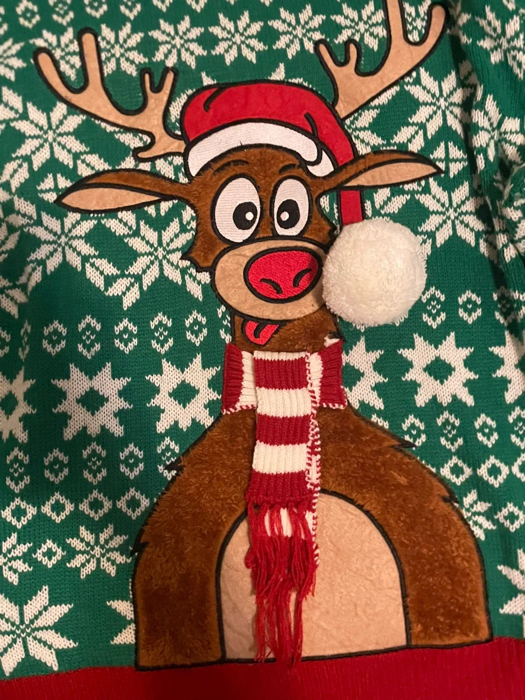 Green ugly Christmas Sweater image indicator(2)