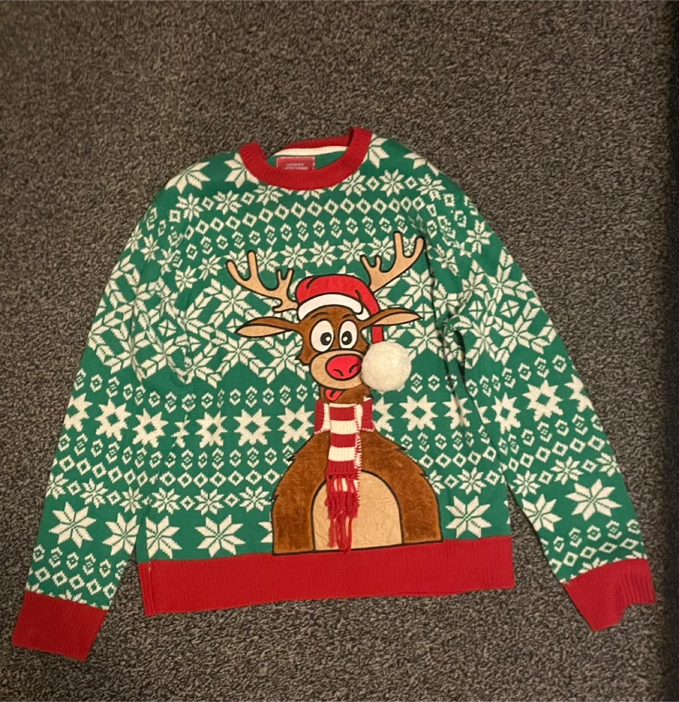 Green ugly Christmas Sweater