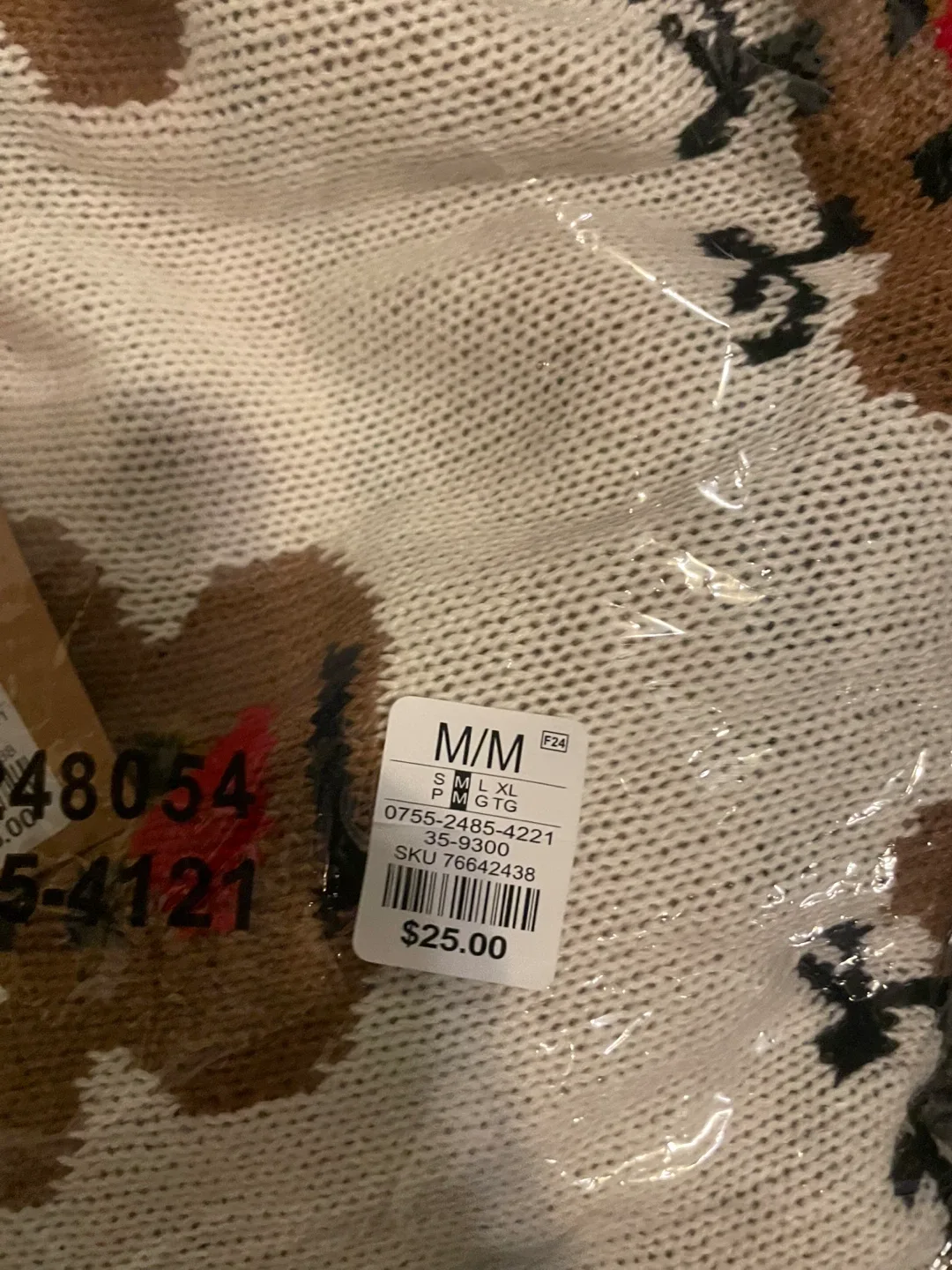 White  Reindeer ugly Christmas Sweater image indicator(7)