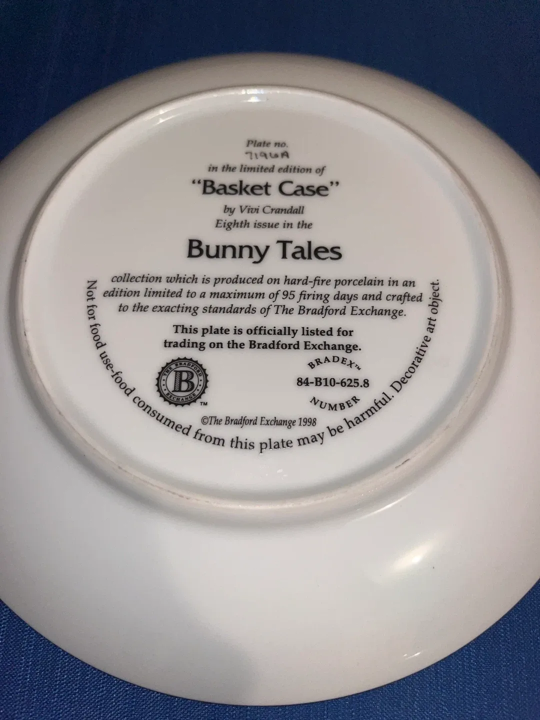 Vicki Crandall "Bunny Tales Plates image indicator(7)