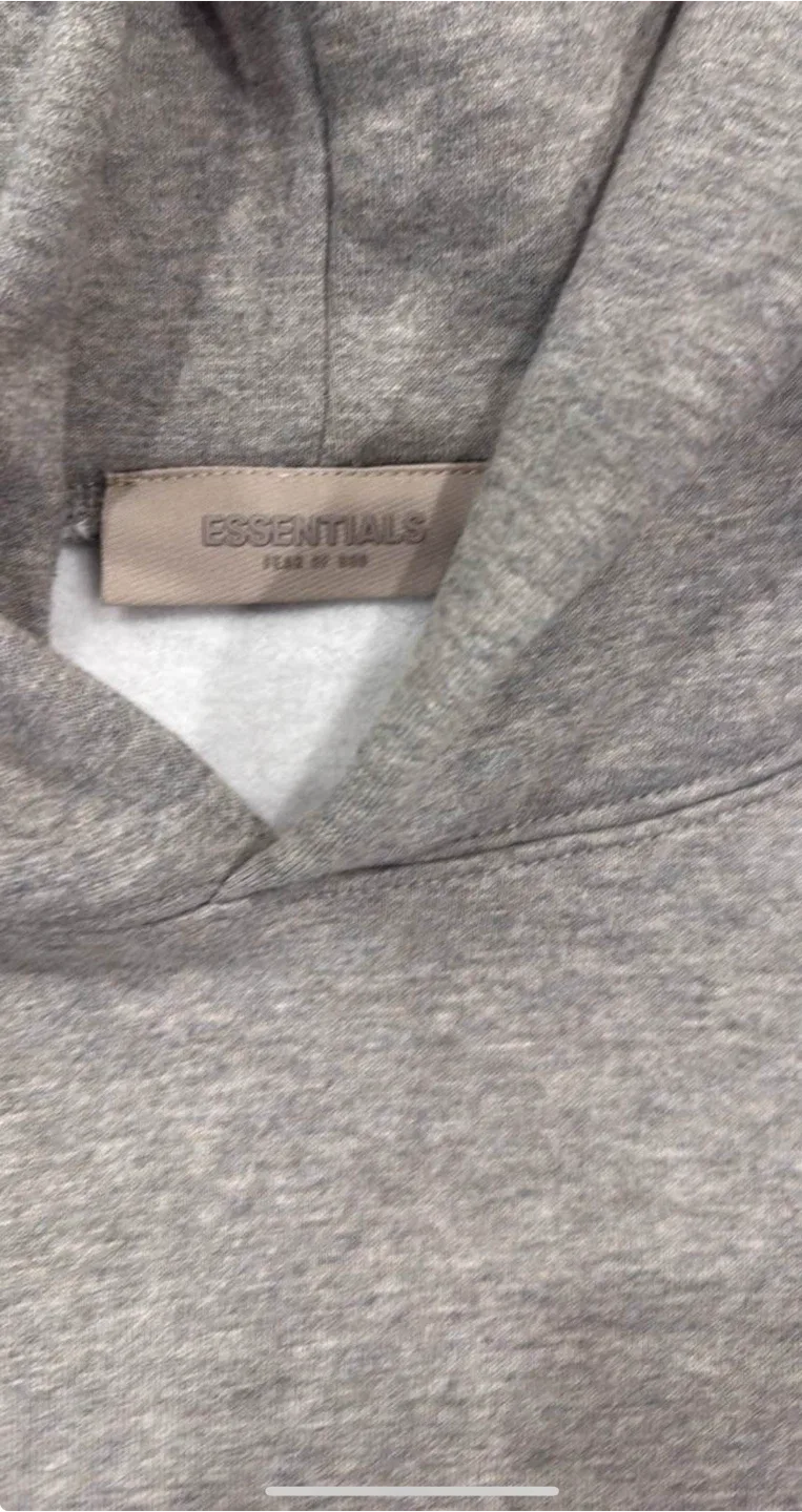Essentials dark grey authentic hoodie size m image indicator(3)