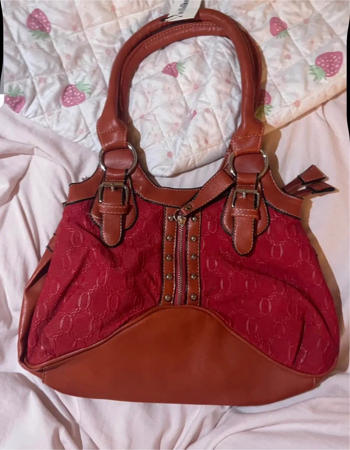 Red & Brown Shoulder Bag image indicator(2)
