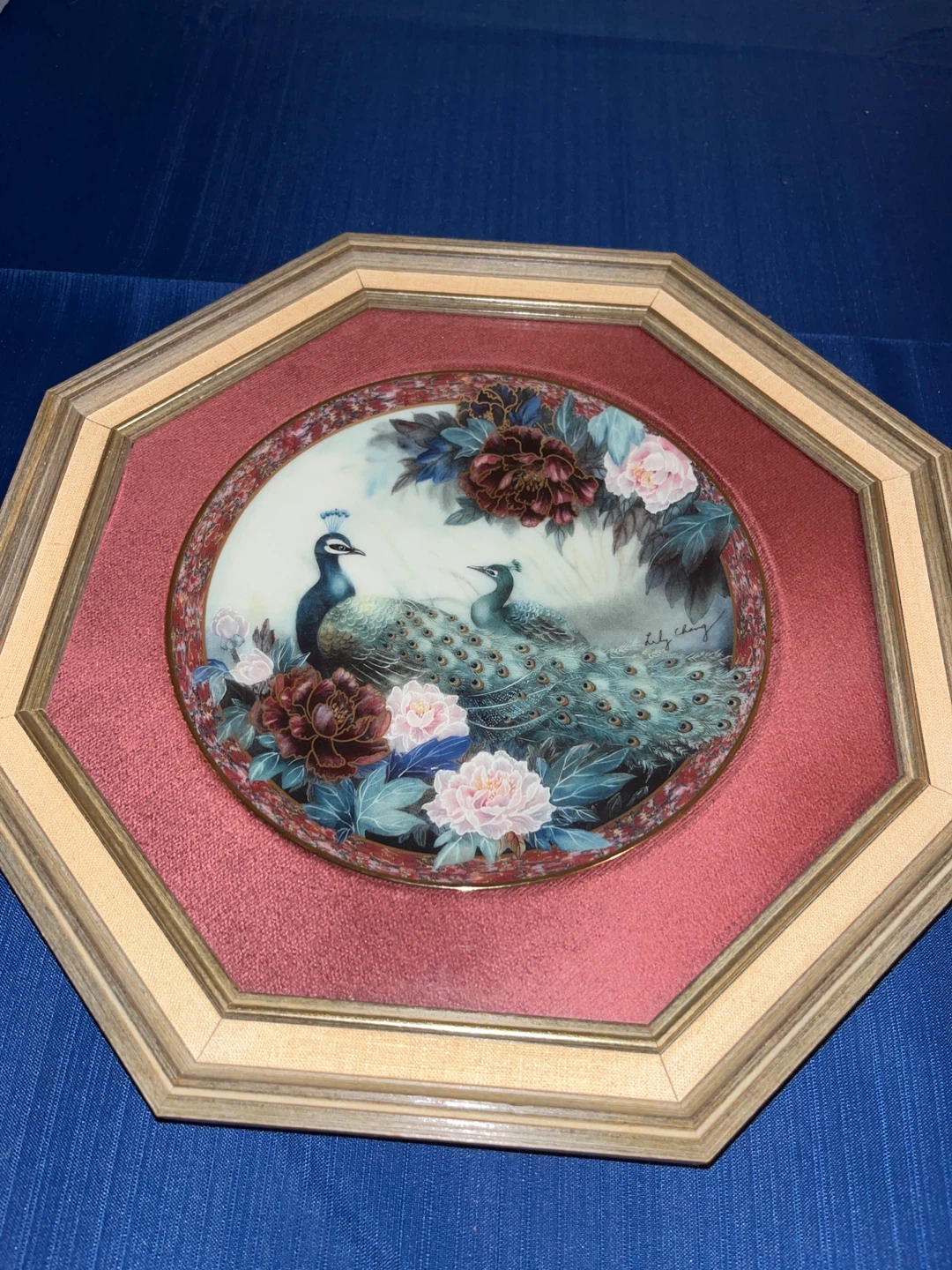Gardens of Paradise "Tranquility" Plate by Lily Chang