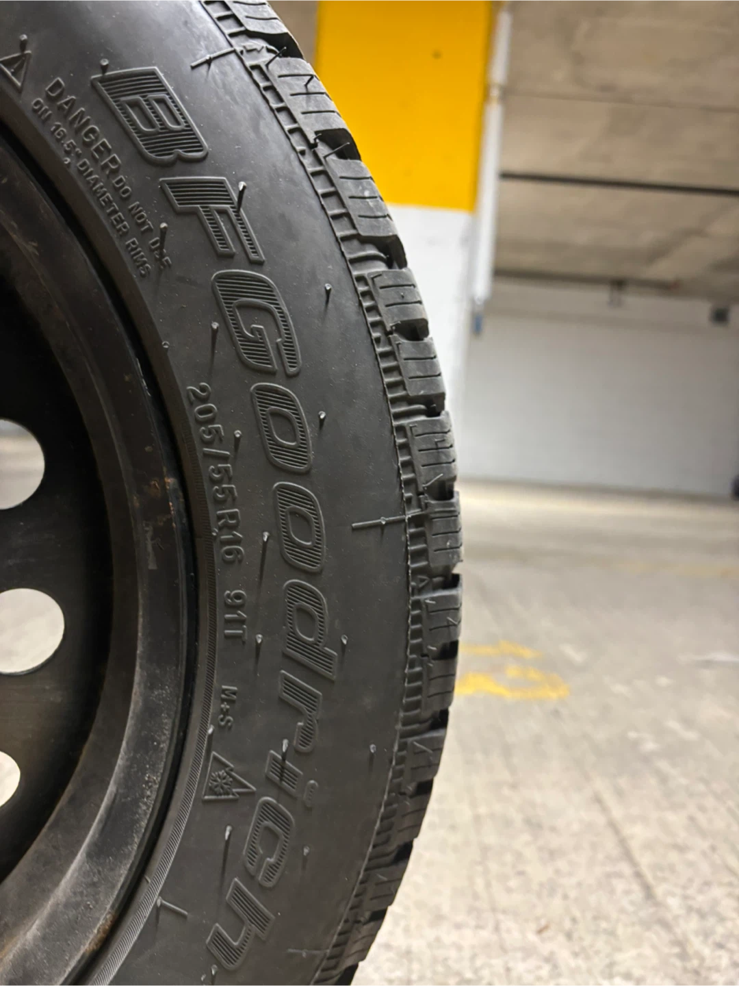 BFGoodrich Winter T/A 205/55R16 Tire - photo 3
