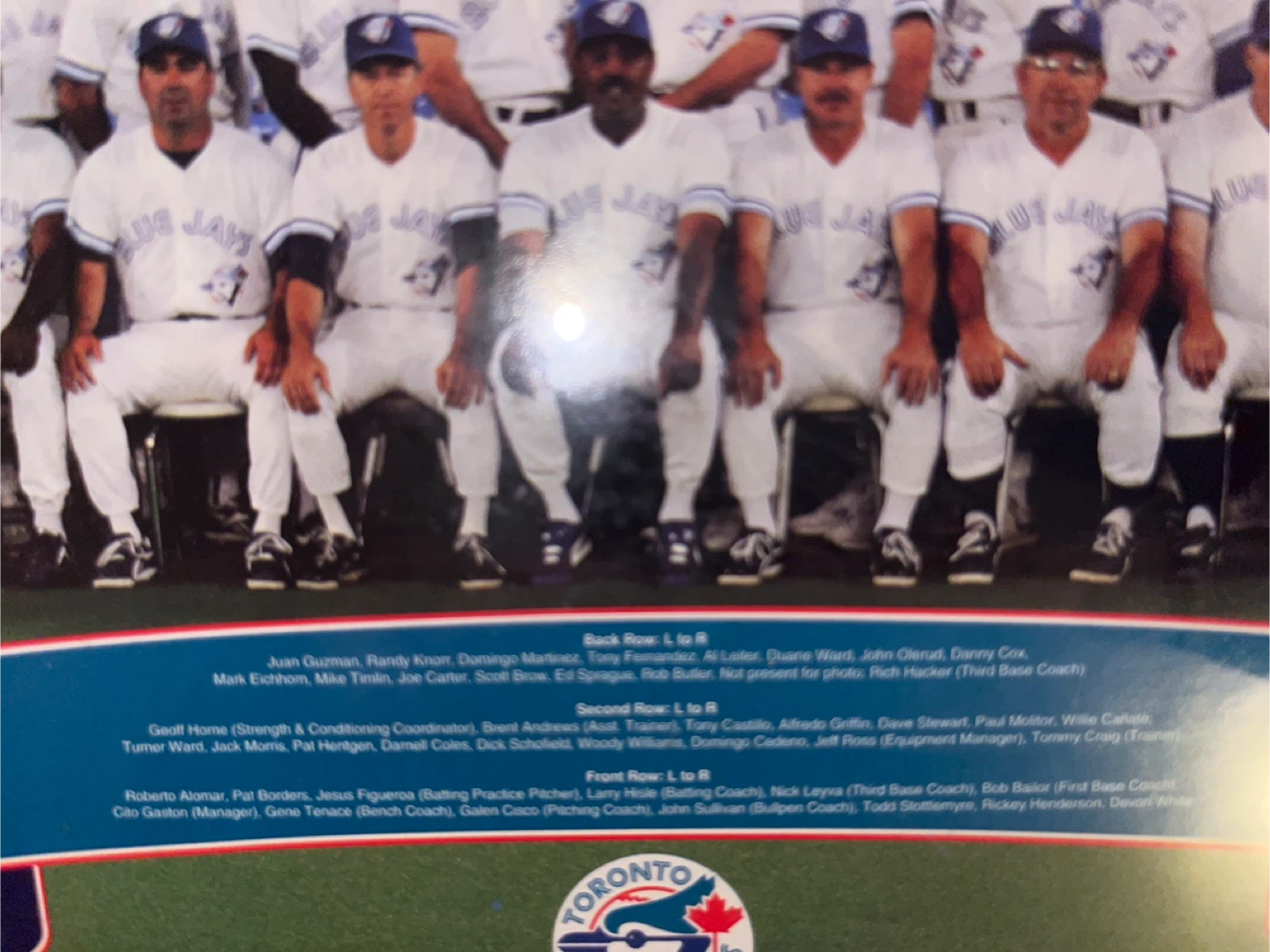 Toronto Blue Jays 1992-1993 World Series Framed Picture - photo 3