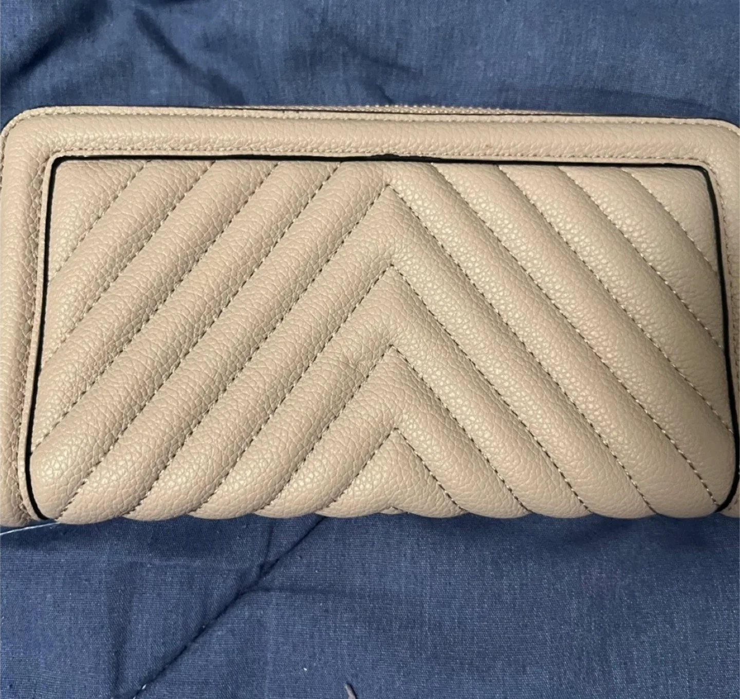 Victoria's Secret Quilted Zip Around Wallet image indicator(2)