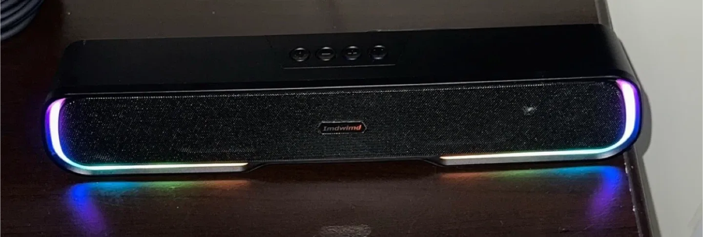 Imdwlmd Bluetooth Speaker with RGB Lighting thumbnail