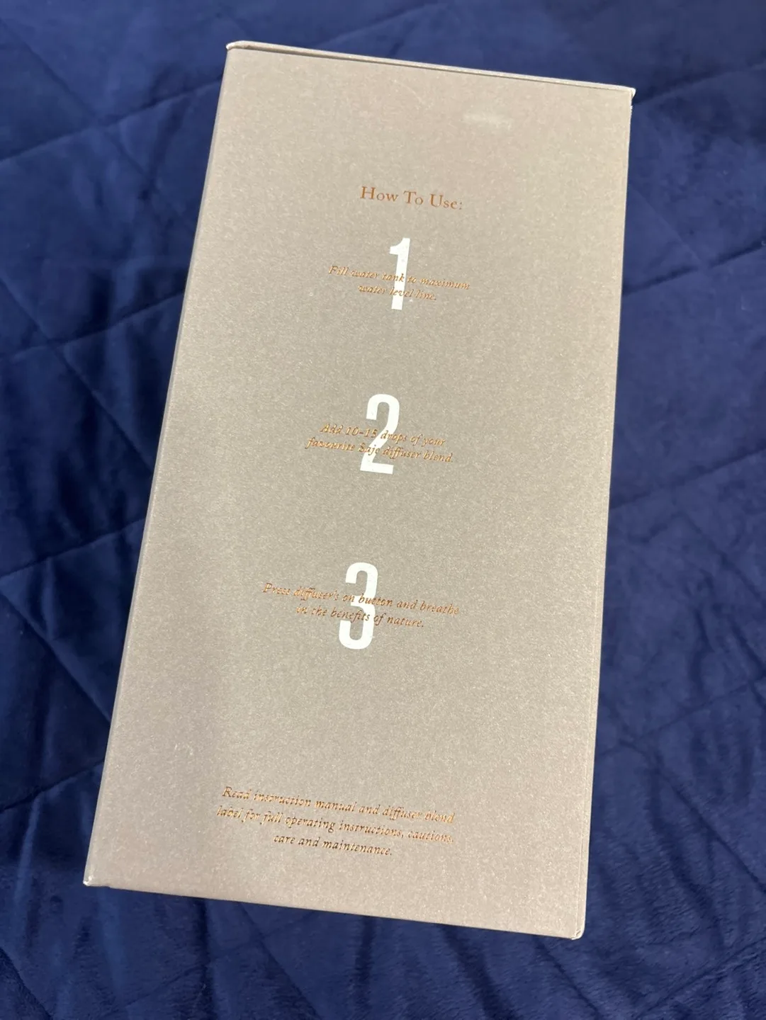 BRAND NEW - Saje Aroma Gem Ultrasonic Diffuser - New in Box image indicator(8)