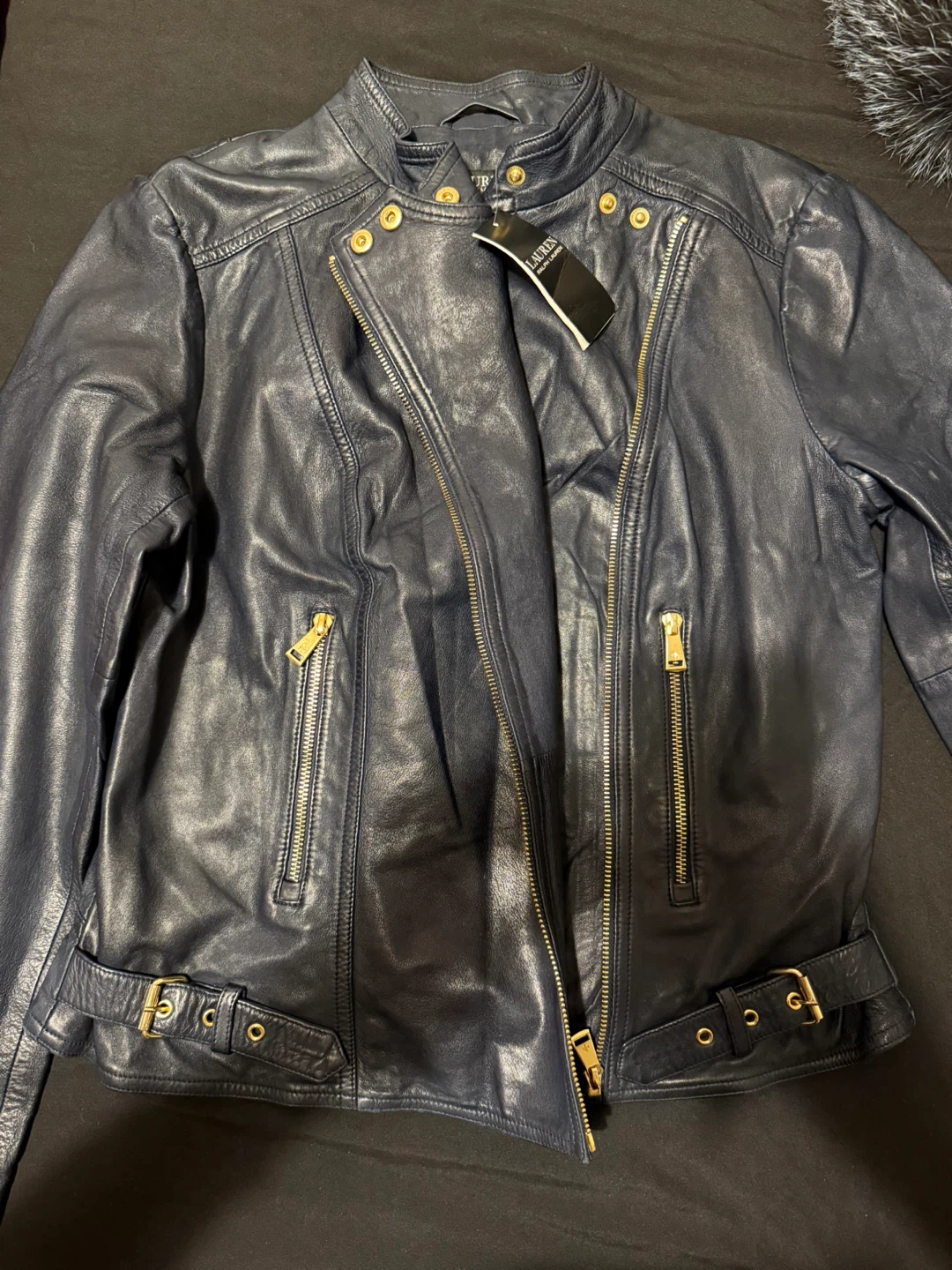 Lauren Ralph Lauren Leather Jacket - Size 12 - photo 2