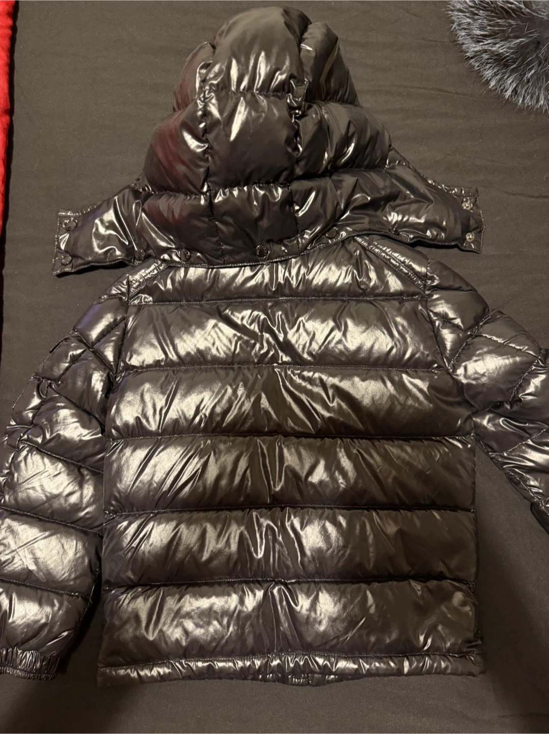 Moncler Black Padded Down Jacket - photo 4