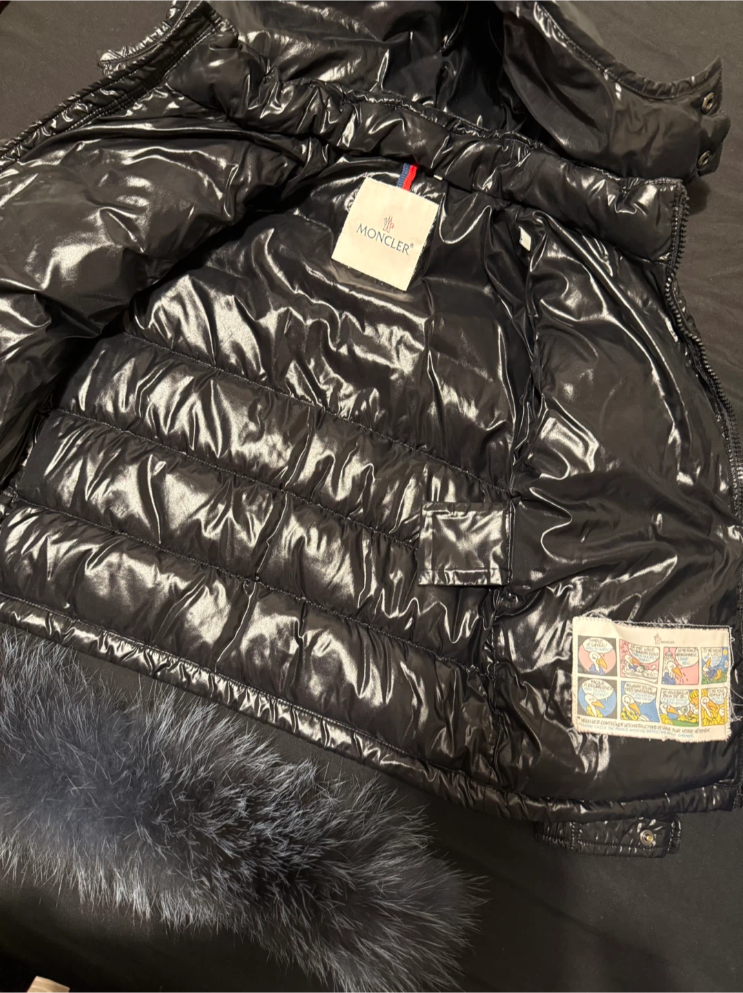 Moncler Black Padded Down Jacket