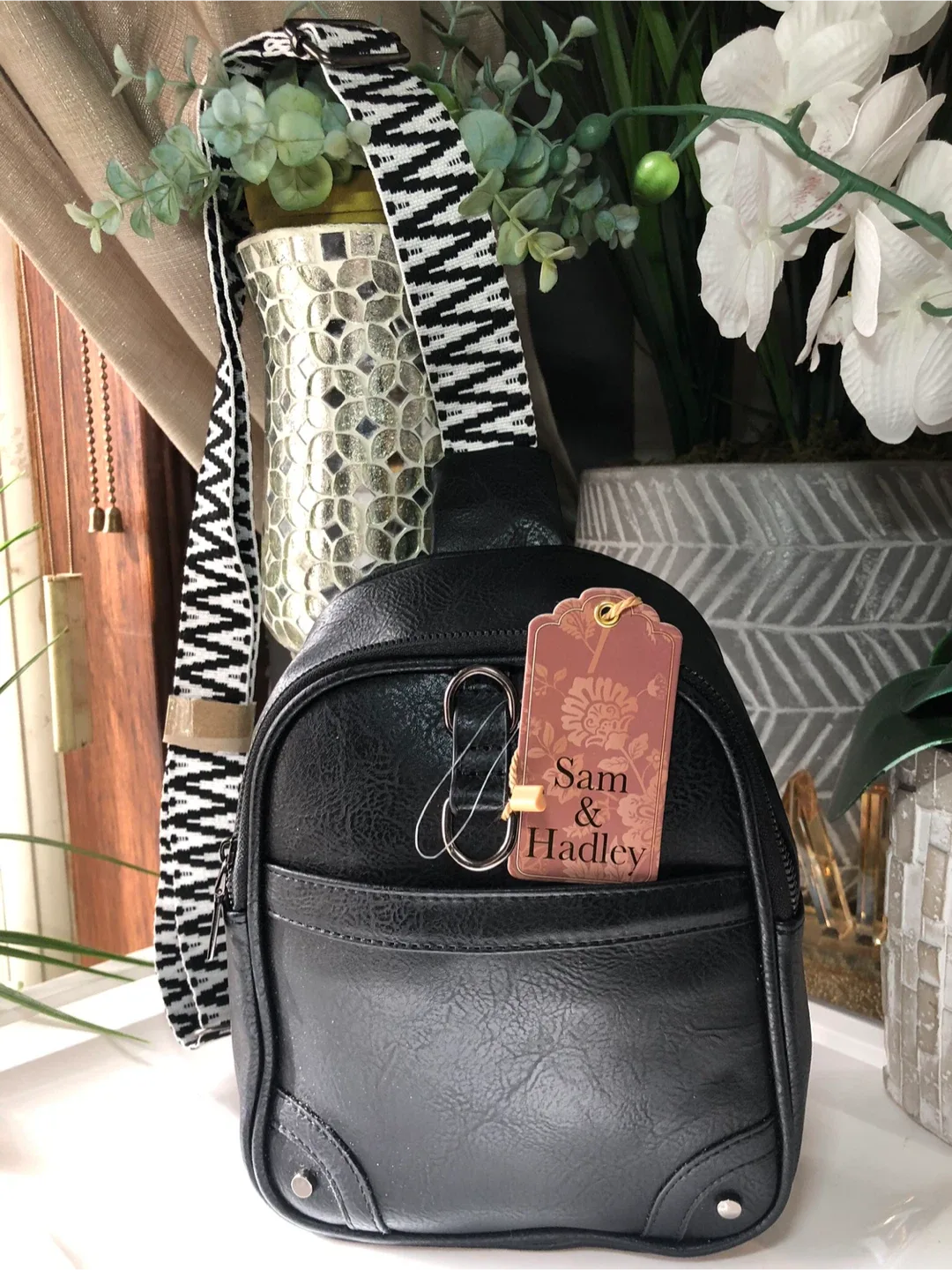 Sam & Hadley Black Mini Backpack image indicator(2)