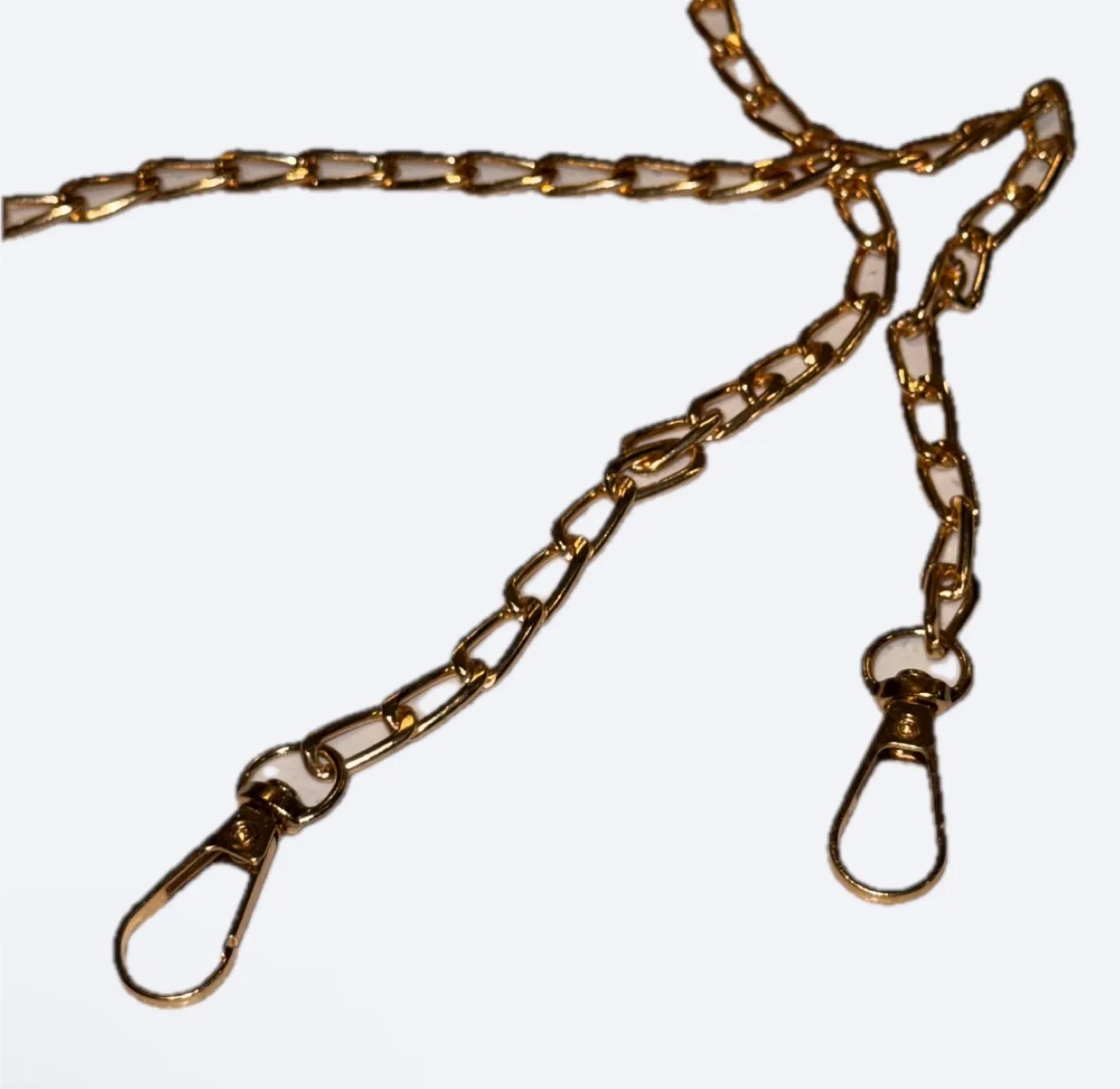 NEW 4’ Gold Tone Chain Purse Strap image indicator(3)