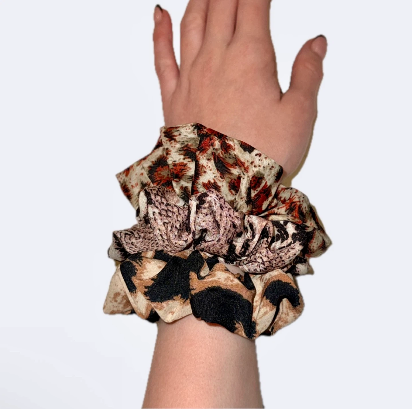 NEW! Hair Scrunchie Bundle - Animal Prints & Paisley Patterns - photo 3