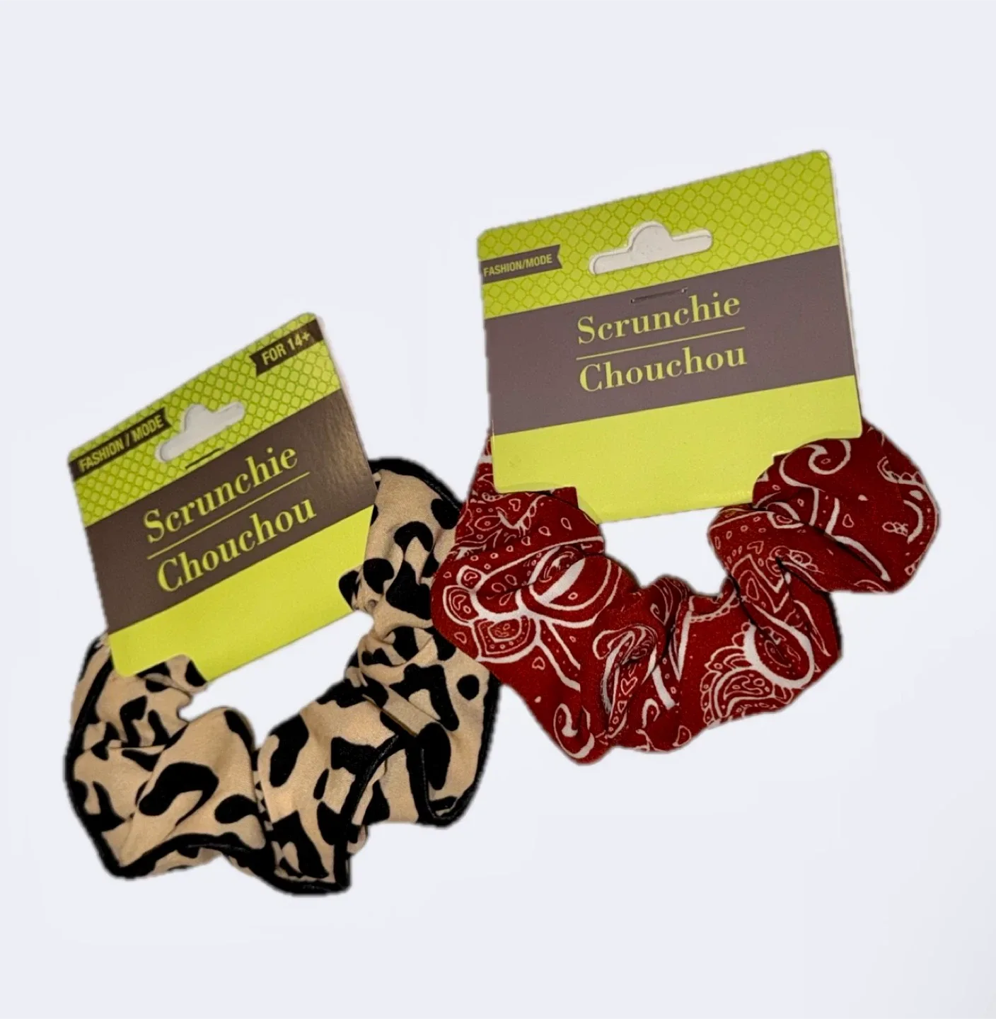 NEW! Hair Scrunchie Bundle - Animal Prints & Paisley Patterns image indicator(6)