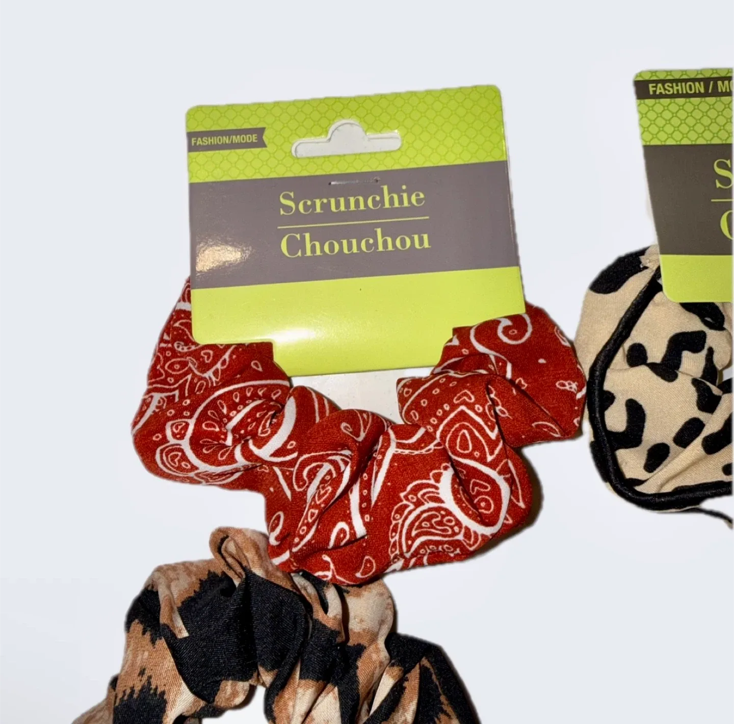 NEW! Hair Scrunchie Bundle - Animal Prints & Paisley Patterns image indicator(7)