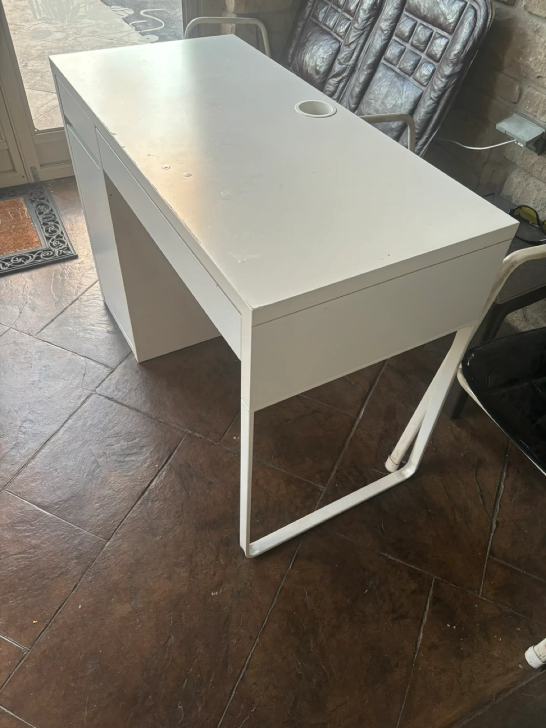 IKEA White Desk - Some Wear - photo 2
