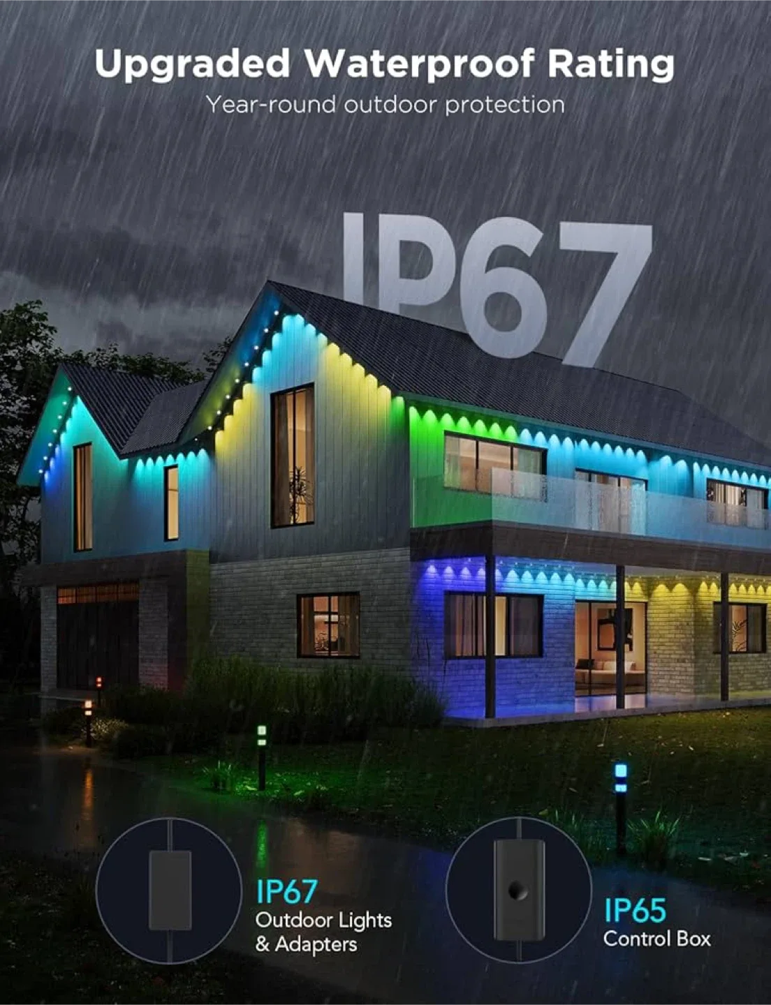 Govee Permanent Outdoor Lights Pro - White Version image indicator(4)