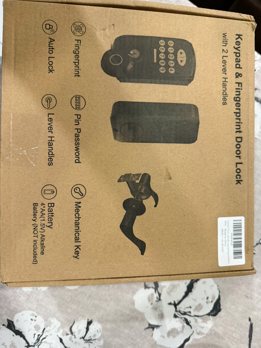 Fingerprint Door Lock with Levers image indicator(6)