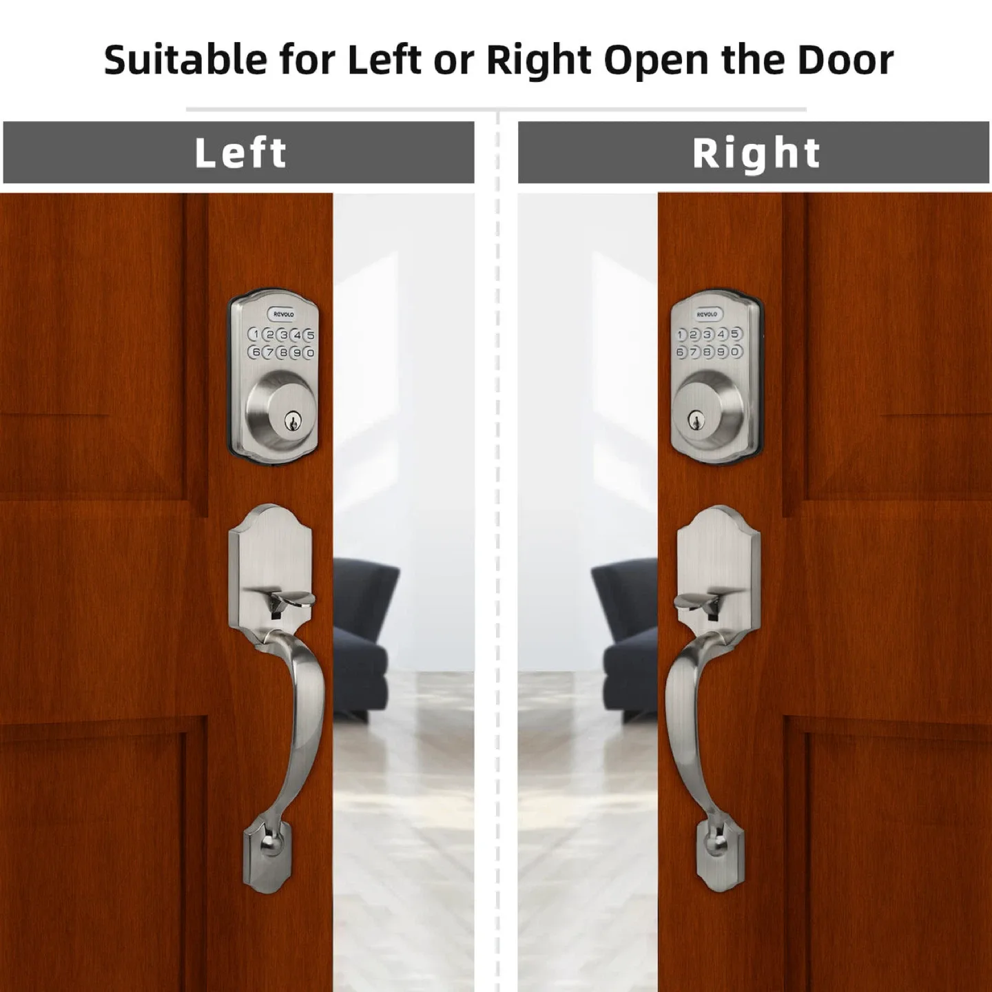 Revolo RE001 Digital Door Lock Set - New in Box! image indicator(3)