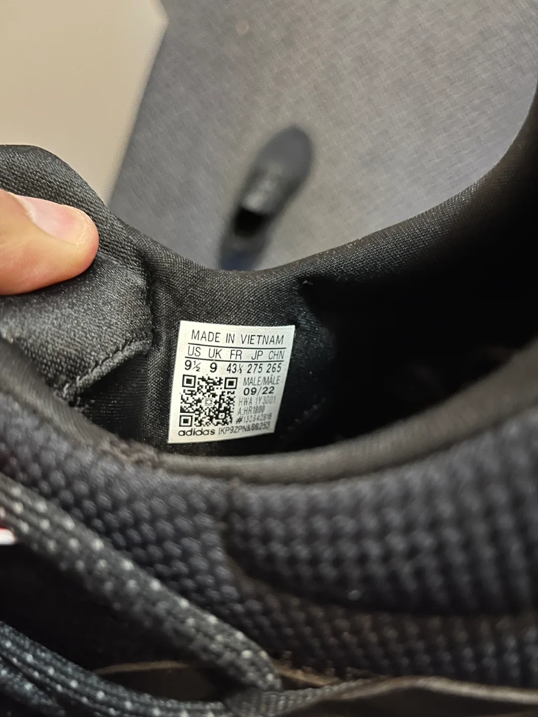 Adidas Black Lite Racer Adapt 4.0 Size 9.5 image indicator(2)