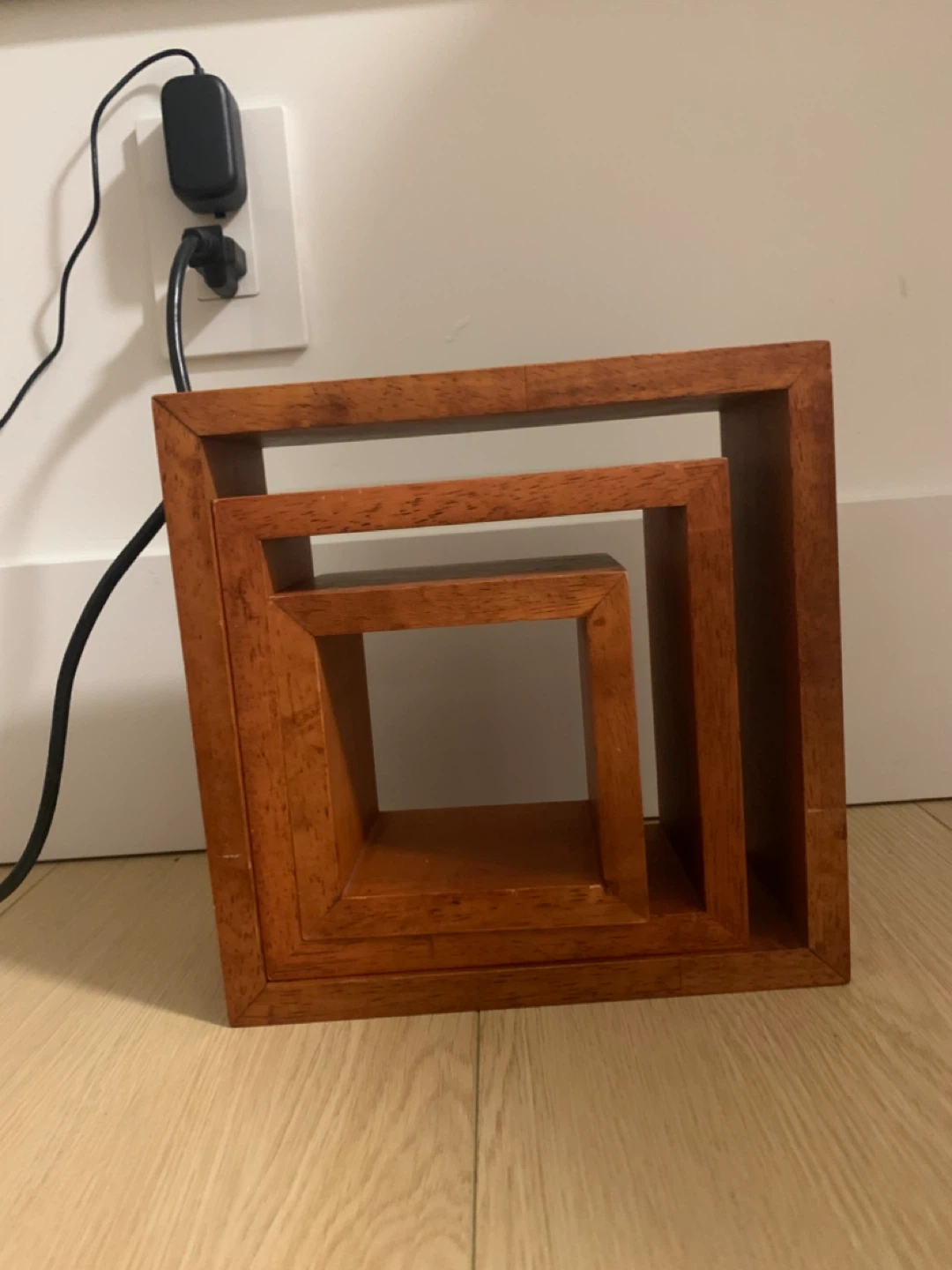 Shadow box shelves