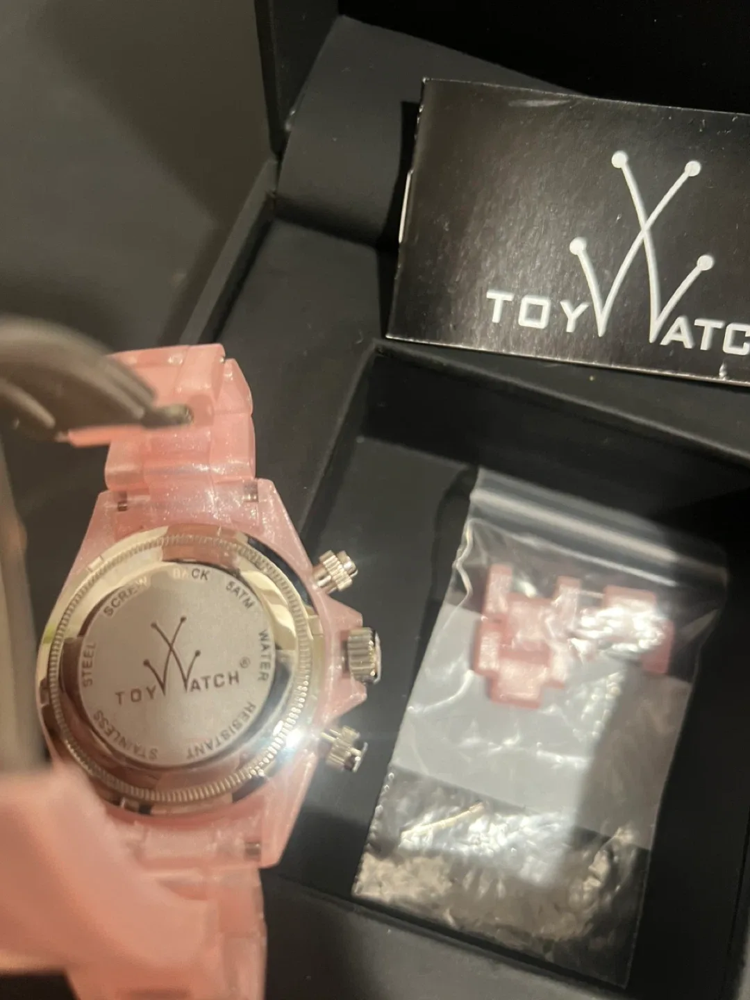 Toy Watch Pink Unisex Watch with Box image indicator(3)