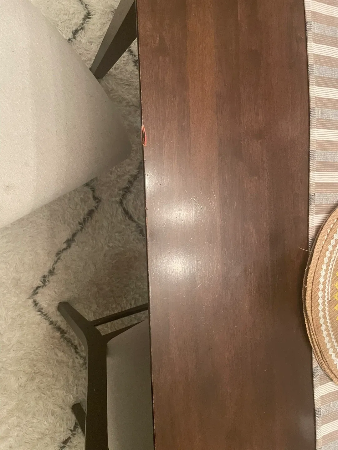 Dark Brown Dining Table with 6 Chairs image indicator(3)