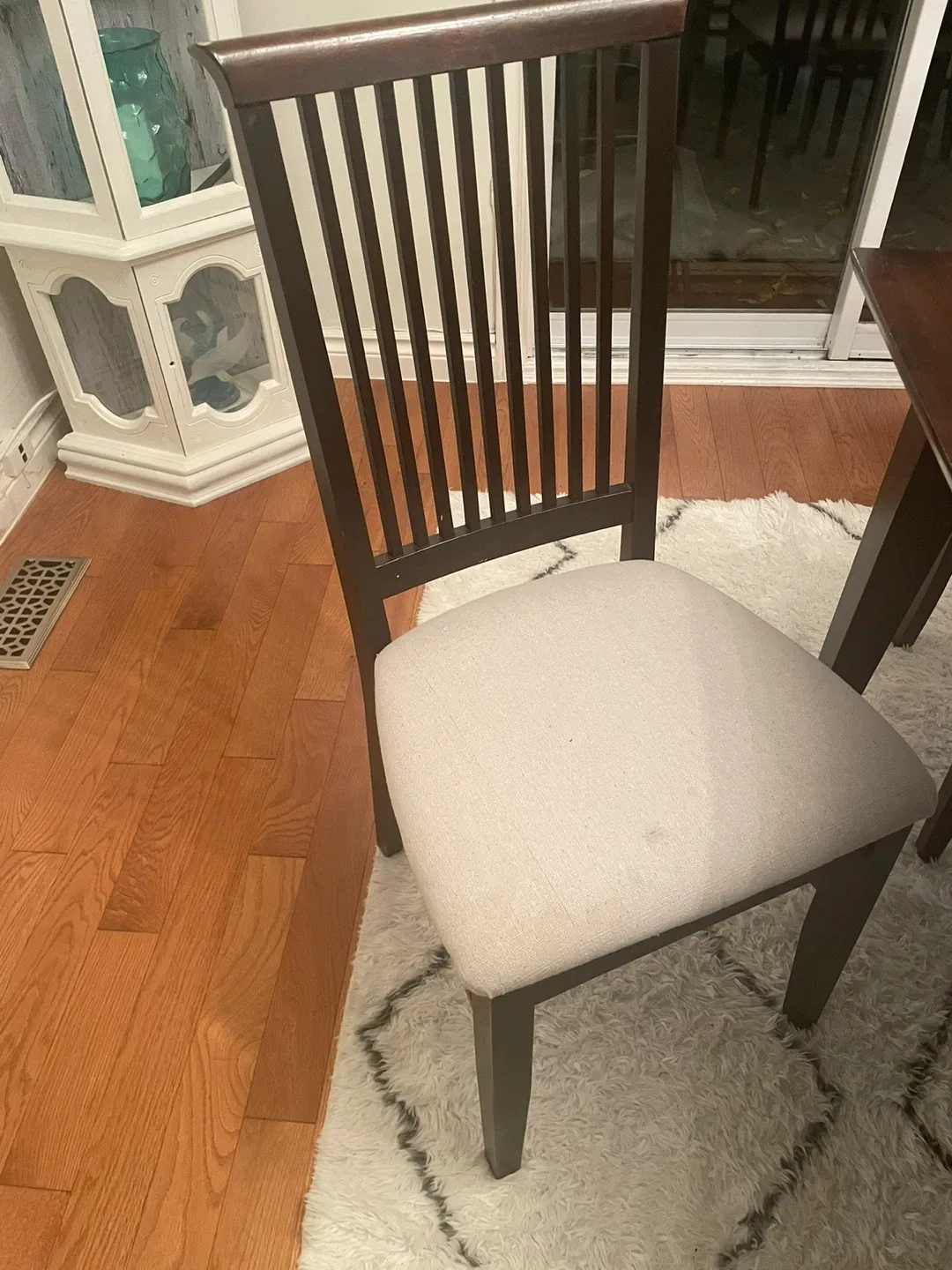 Dark Brown Dining Table with 6 Chairs image indicator(5)